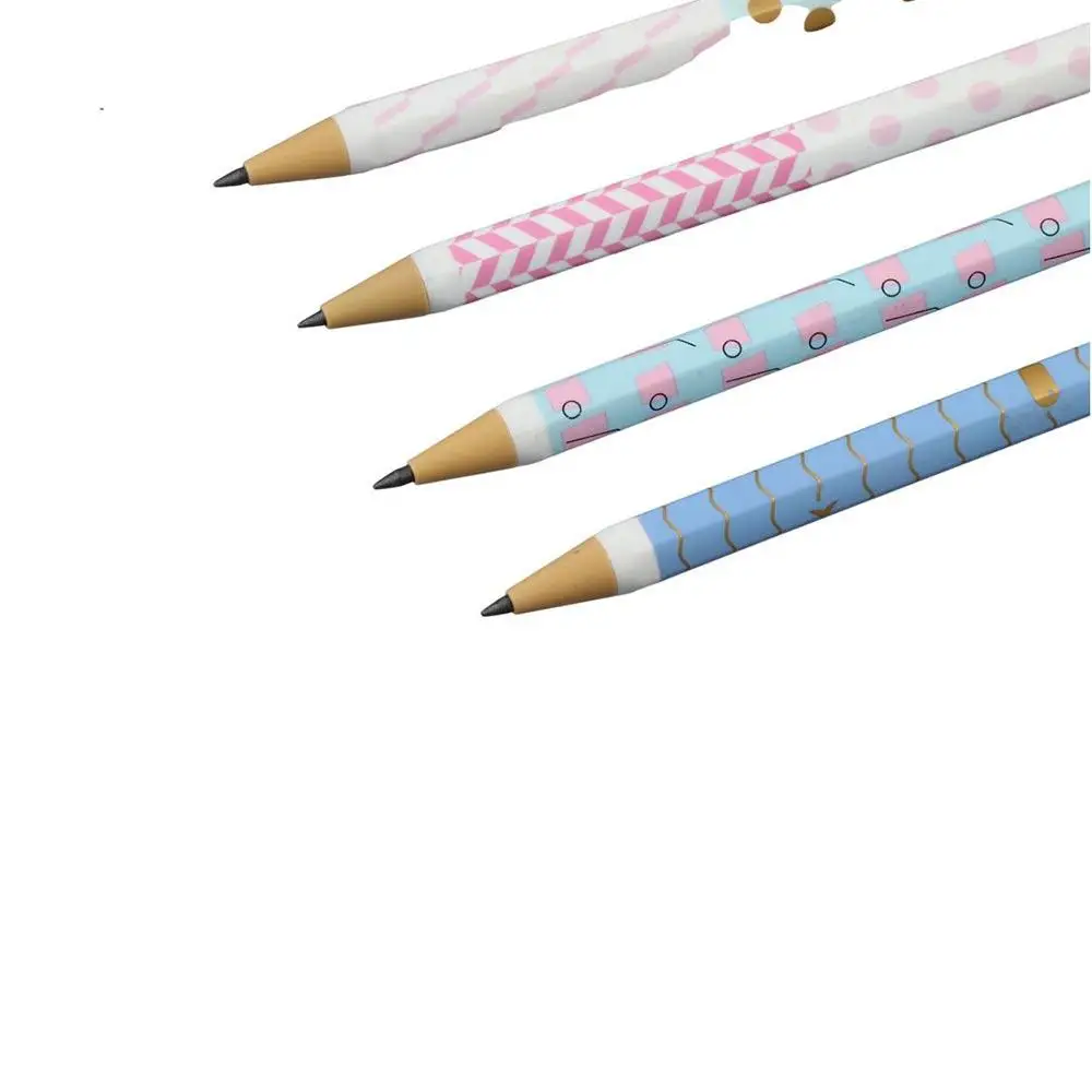 Writing Office Wave Striped Press Pen Pastel Dots Student Automatic Pencils Propelling Pencil Movable Pencil Mechanical Pencil