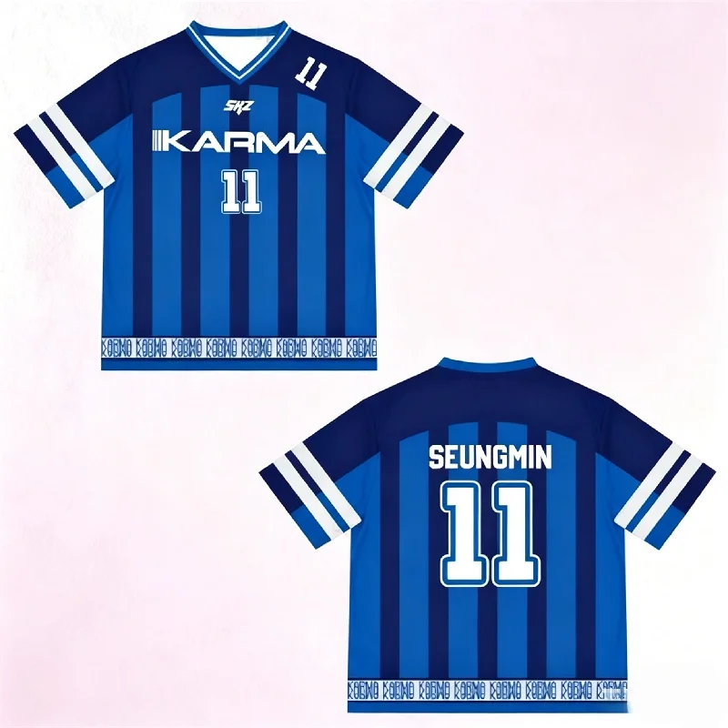 2026 Summer Stay Karma Album Fans Felix  Casual Sport Short Sleeve T-Shirt Clothing Family Kids Tees