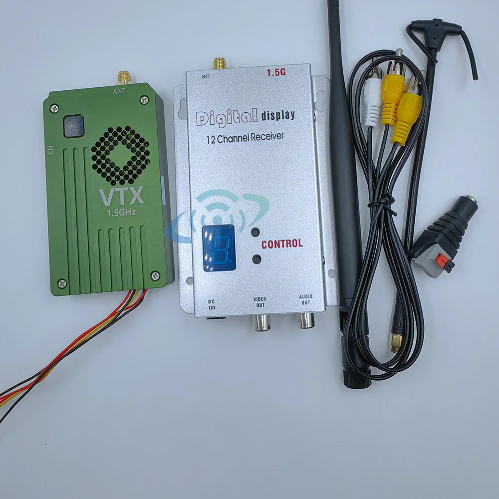 

1,5G 8W Дрон-передатчик 1,2 ГГц FPV VTX VRX Передача видео на большие расстояния через передачу изображения в самолете
