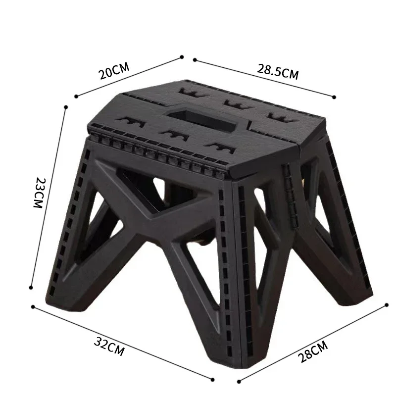 Camping Stool Outdoor Small Chair Portable Folding Bench High Load Bearing Durable Chair Fishing Beach Stool Outdoor Furniture