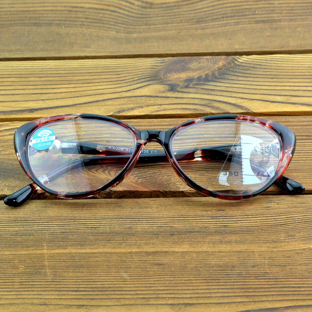 

CLARA VIDA Progressive Glasses Woman Pearl Decorative Temple Legs Elegant Reading Glasses Women +1 TO +4