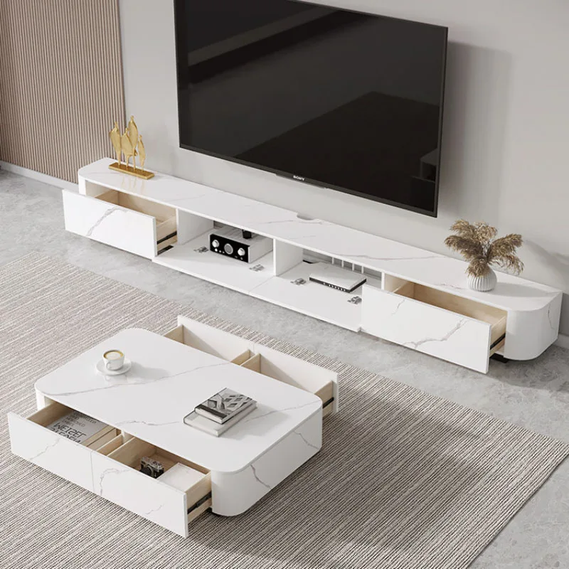 Nordic Minimalist Tv Space Saving Cabinet Decor Storage Luxury Simple Tv Stands Modern Movable Tv Meubel Living Room Furniture