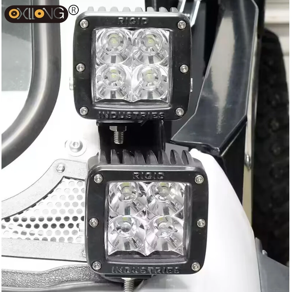 

Для POLARIS RZR 900 2014 2015 2016 2017 2018 2019 2020 мотоциклетная боковая клетка A-Pillar двойная туманная фотовспышка кронштейн для крепления