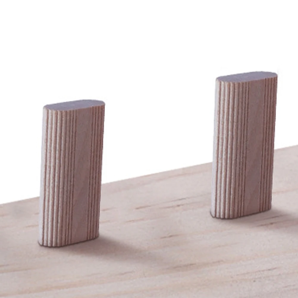 

50 Pcs 8x40MM Furniture Wooden Pole Assembly Wood Pole Wooden Dowels Woodworking Projects Sewing Tools