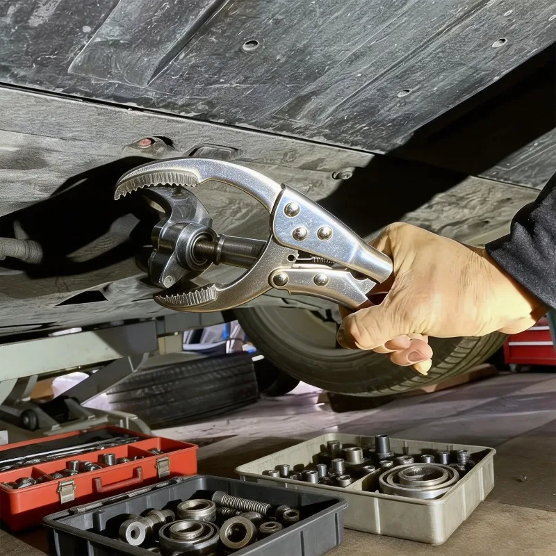 

Professional Oil Filter Wrench Adjustable Clamp Design Multi Function Tool for Car Oil Change and Engine Repair Tool