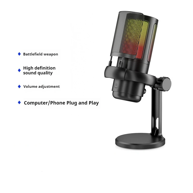 

Wireless Bluetooth Karaoke Microphone Speaker | Portable KTV Mic with Amplifier for Outdoor Singing & Live Streaming