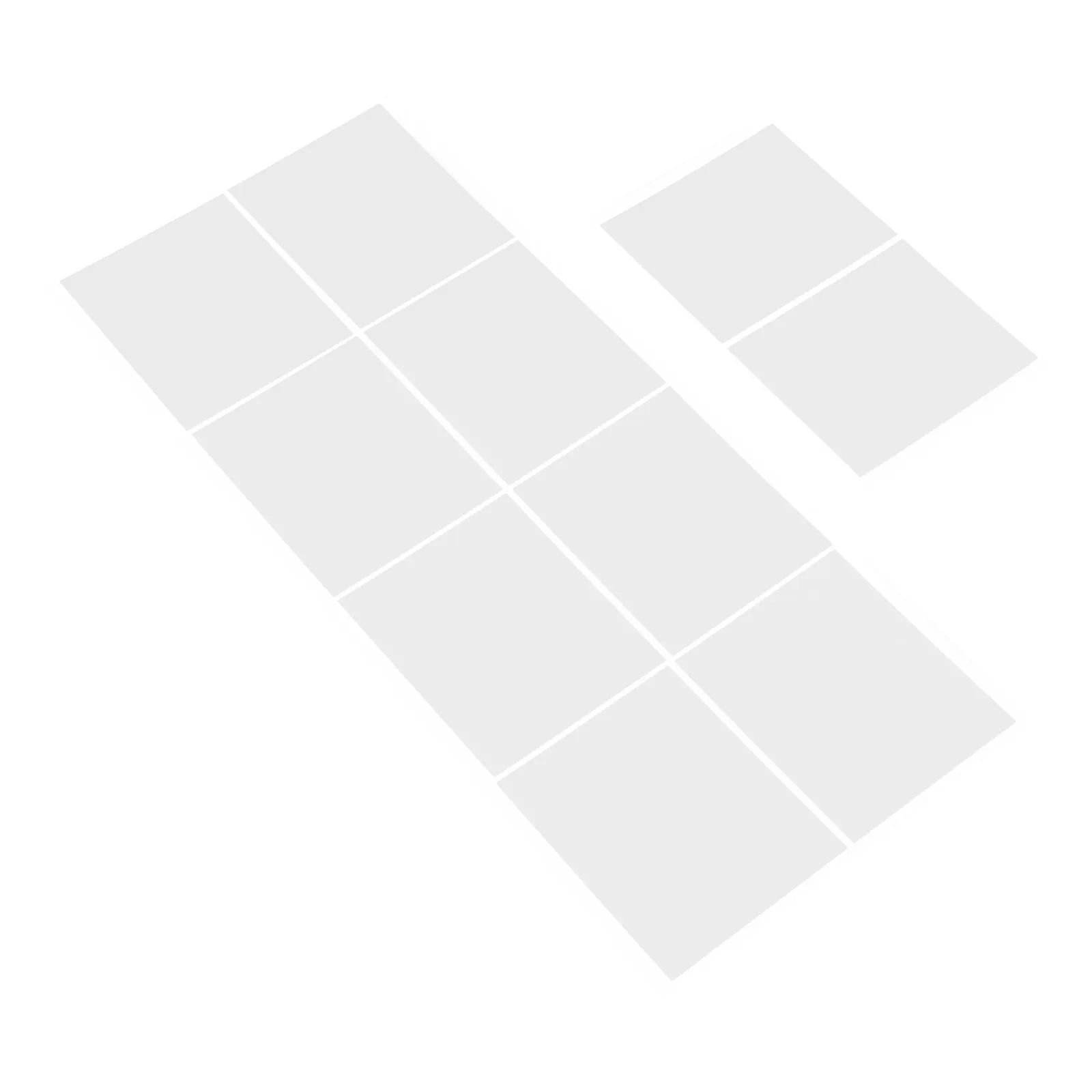 10Pcs LED Diffuser Plastic Sheet Self Adhesive White Light Diffuser Film Soft Panel Light Diffusion Sheet for Office Kitchen