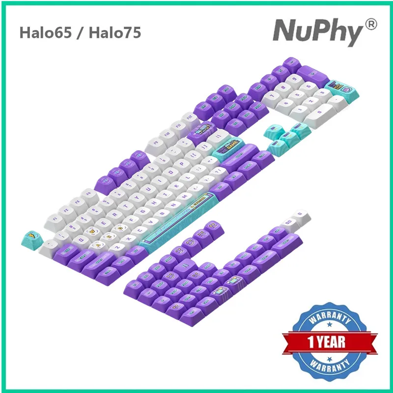 

NuPhy Arcade-ia KDS Dye-sub PBT Keycaps Halo65/75/96 & Field75