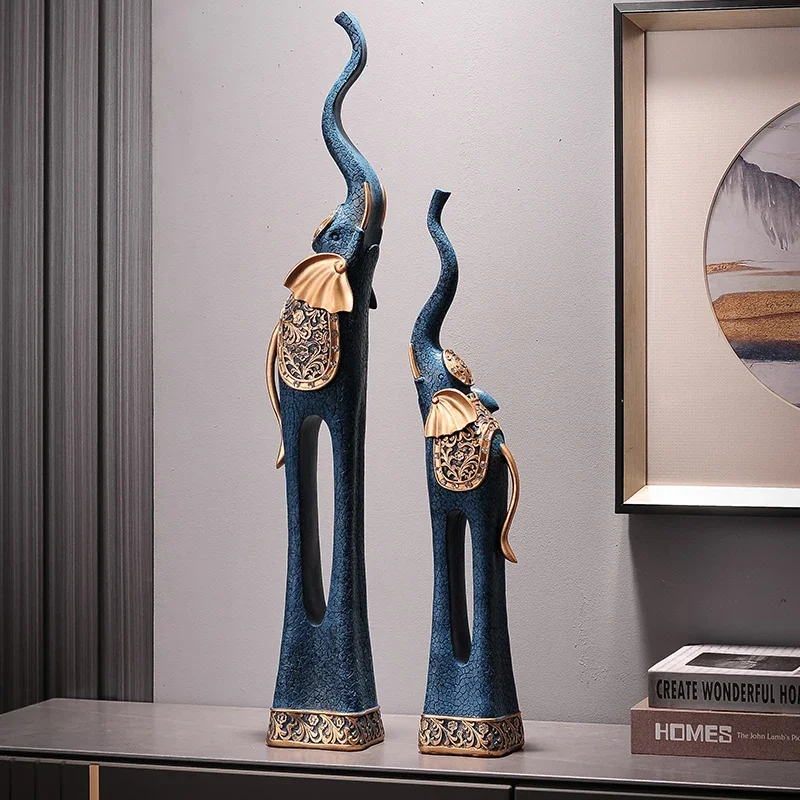 

Elephant Decoration Living Room Floor Decoration Home Hallway Window Handicraft Equipment Ornaments Large