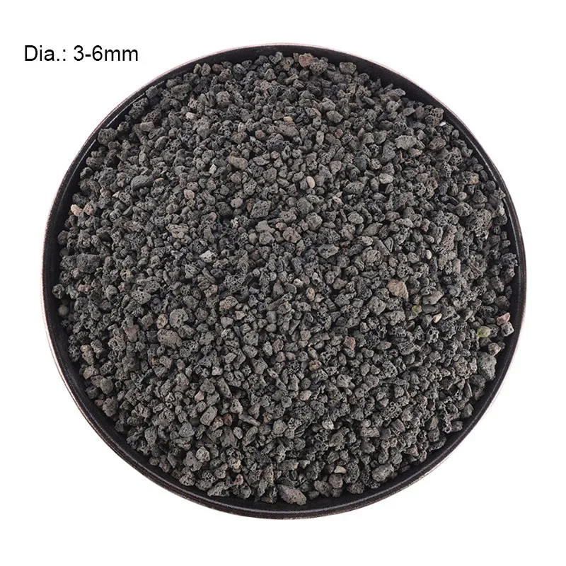 

100g 250g 500g Black Aquarium Fish Tank Filter Media Volcanic Rock Biological Ball Bio filter for Aquarium Accessories 3-6mm