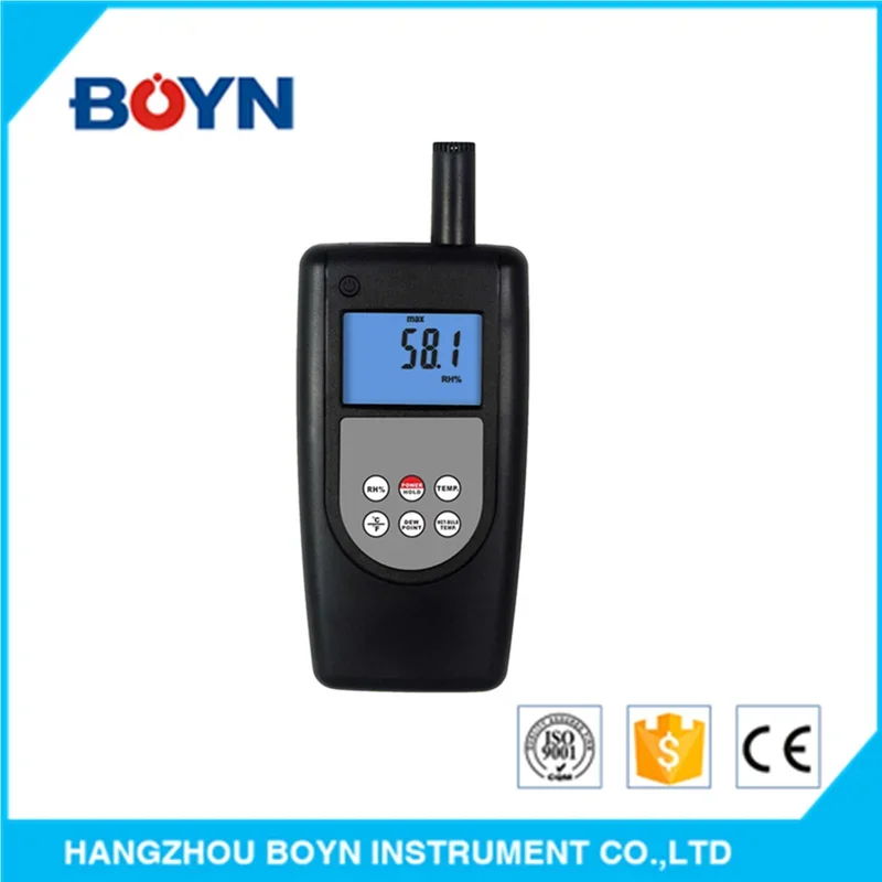 HT-1292D High Quality high accuracy digital LCD display Multifunctional Dew Point Meter temperature and humidity meter