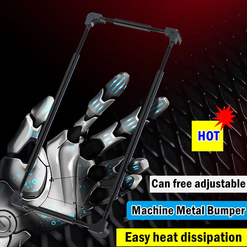 Shockproof Metal Bumper Phone Cases For ASUS ROG Phone 5 6 Pro 3 2 Aluminum Metal Frame Armor Protection Mobile Phone Case Cover