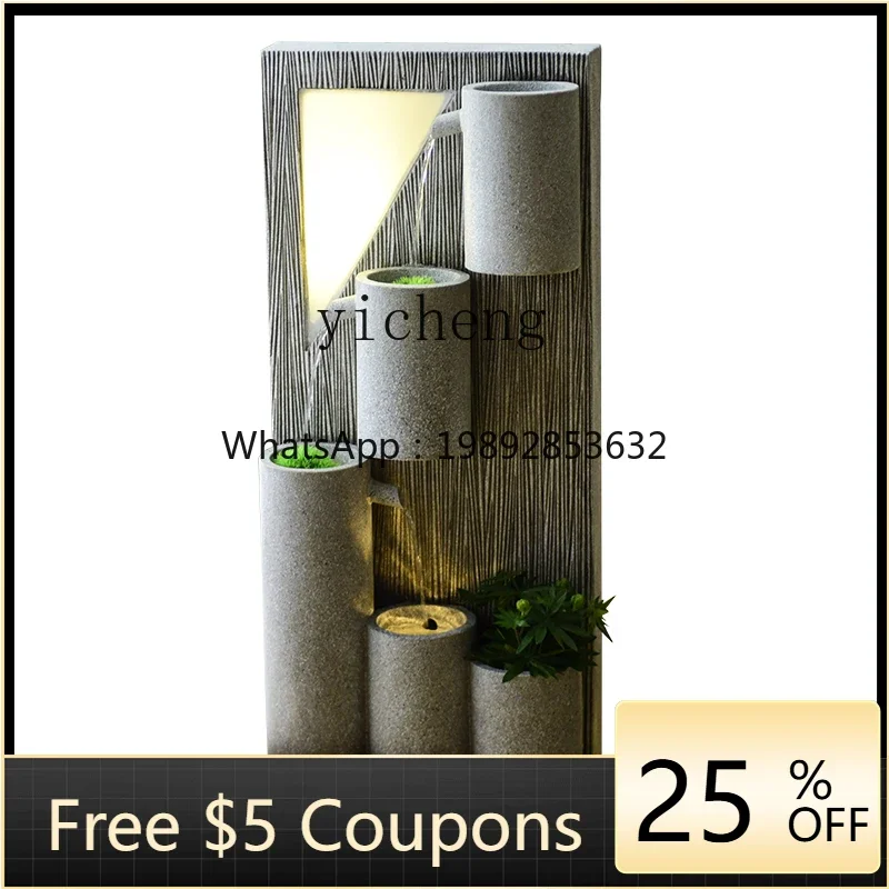 LYY Flowing Water Creative Living Room TV Cabinet Decoration Home Decorations Moving into the New House