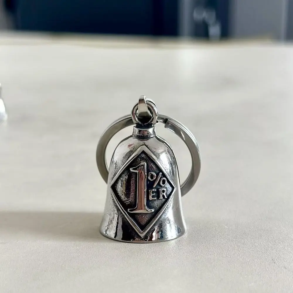 واحد في المئة دراجة نارية جارديان جرس قلادة الشرير نمط الروح الشريرة فخ جرس خفيفة الوزن صغيرة الحجم السائق حسن الحظ سحر الرجال