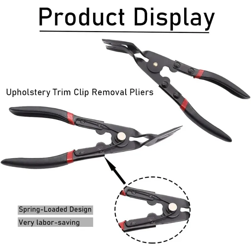 Automobile Interior Upholstery Trim Clip Remover Plier Tool for Automobile Automatic Door Panels to Prevent Damage to Trim Clips