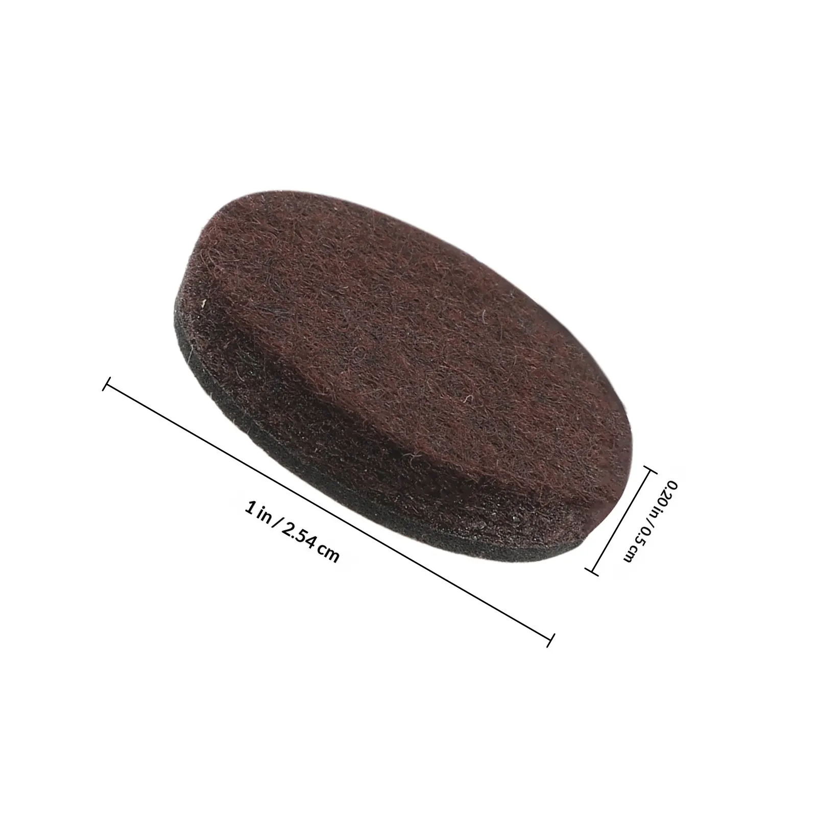 24Pcs Thick Felt Chair Leg Pads Table Feet Protectors Hardwood Floor Protectors Non-Slip Quiet Movement Anti-Scratch