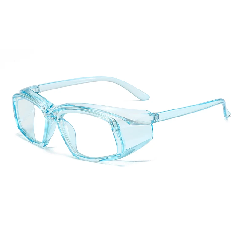 Light Safety Eyewear Lightweight Wind Dust Protection Glasses For Office Computer Working Daily Wear Multiple Clear Color Frame