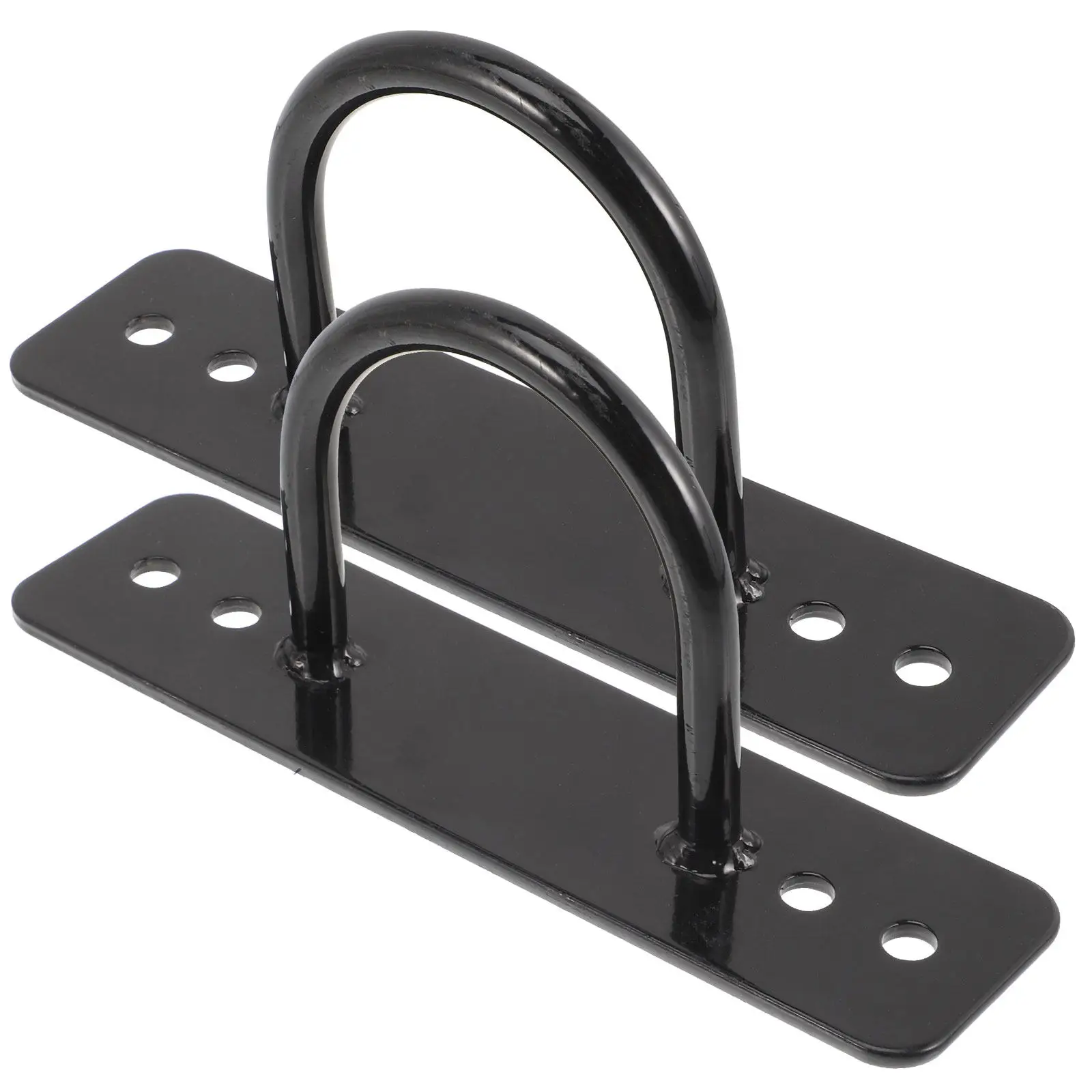 2pcs Stainless Steel Battle Rope Anchor Wall Mount Hooks for Gym Workout Equipment