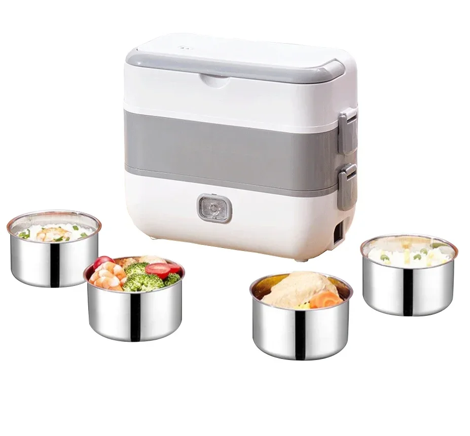 # Electric Portable Heating Food Warmer Rice Container Dinnerware Sets For Self Heating Electric Lunch Box #