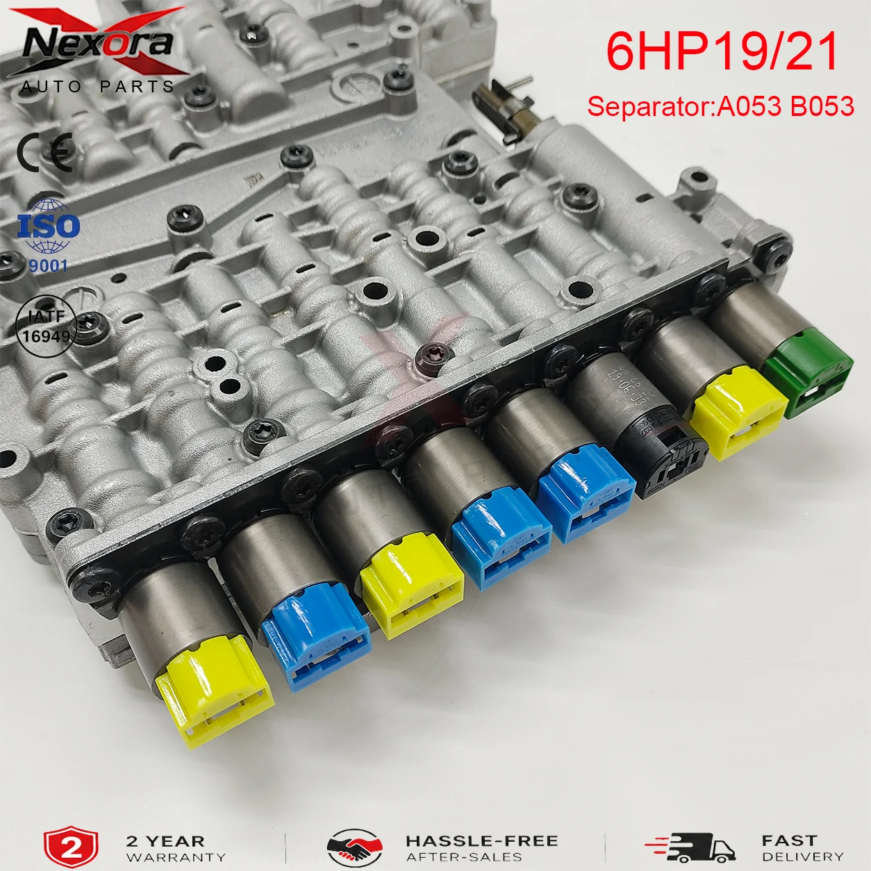 For BMW Audi VW Land Rover ZF6HP19 6HP21 6HP26 6HP28 Transmission Valve Body With Solenoid (Separator A052 B052 A053 B053)