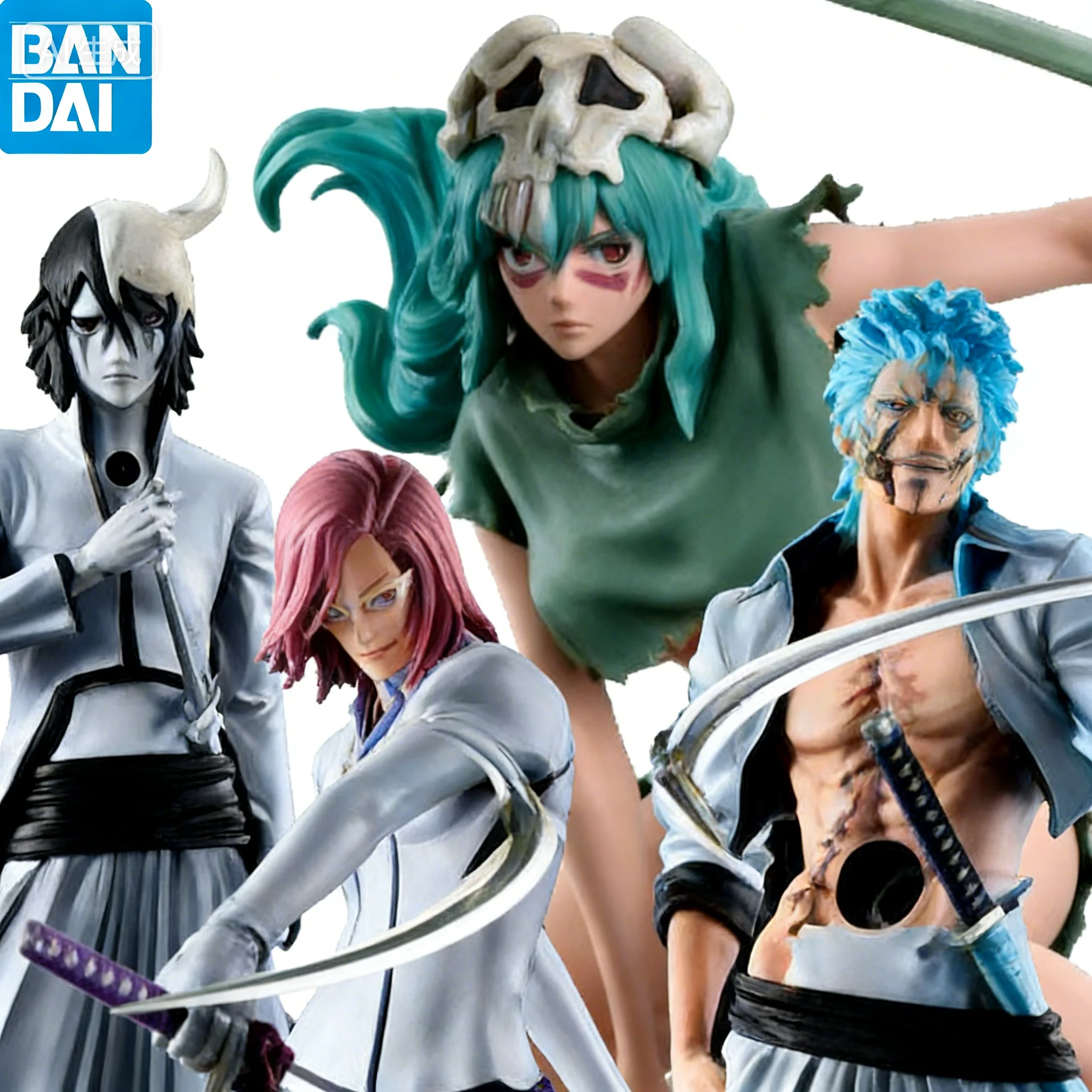 En Stock BANPRESTO Ichiban Kuji BLEACH Stirring Souls Vol.3 Urchiola Grimmjo Neri Ellu Sal Apollo Figura de Anime Modelo de Juguete Regalo