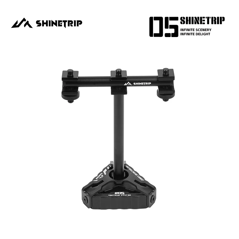 

Подставка для освещения для кемпинга и атмосферы на открытом воздухе ShineTrip из алюминиевого сплава, 19-световая подставка для лампы премиум-класса, пиковая композиция для свечей, световой массив