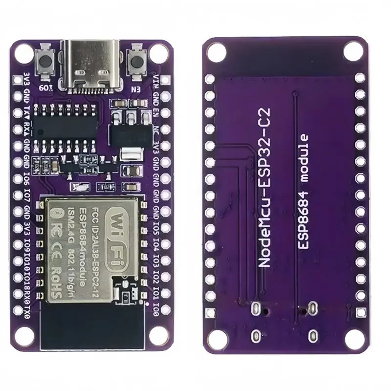 NODEMCU - Dla ESP32-C2, Kompatybilny z ESP8684-Devkit M-1, Moduł Wifi 2.4G dla ESP32-C2, Płytka Rozwojowa