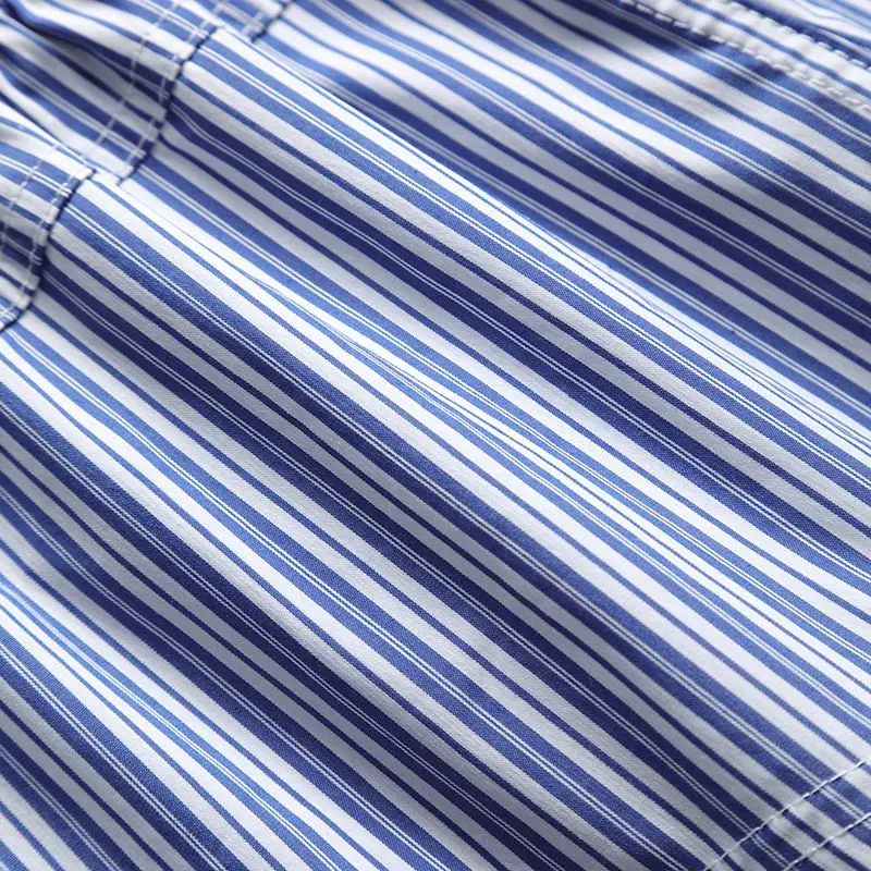 Mens Cotton Boxers Funny Woven Pattern Plaid Boxer Shorts Inseam Pajamas image 6