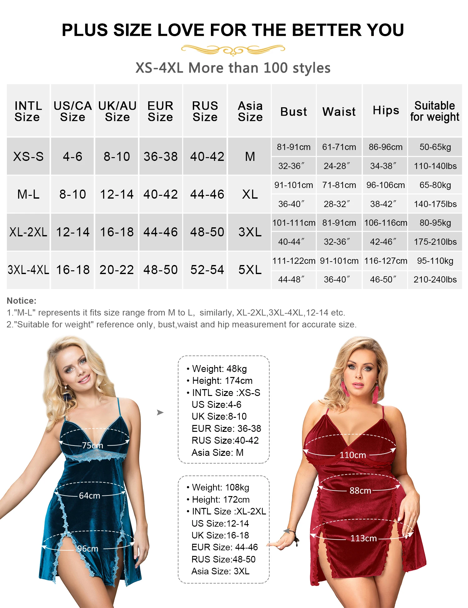 Ohyeahlady Women's Solid Red Velvet Nightgown Elegant Side Slit Embroidery Sleepwear Mini Dress Plus Size Sexy Babydoll Lingerie