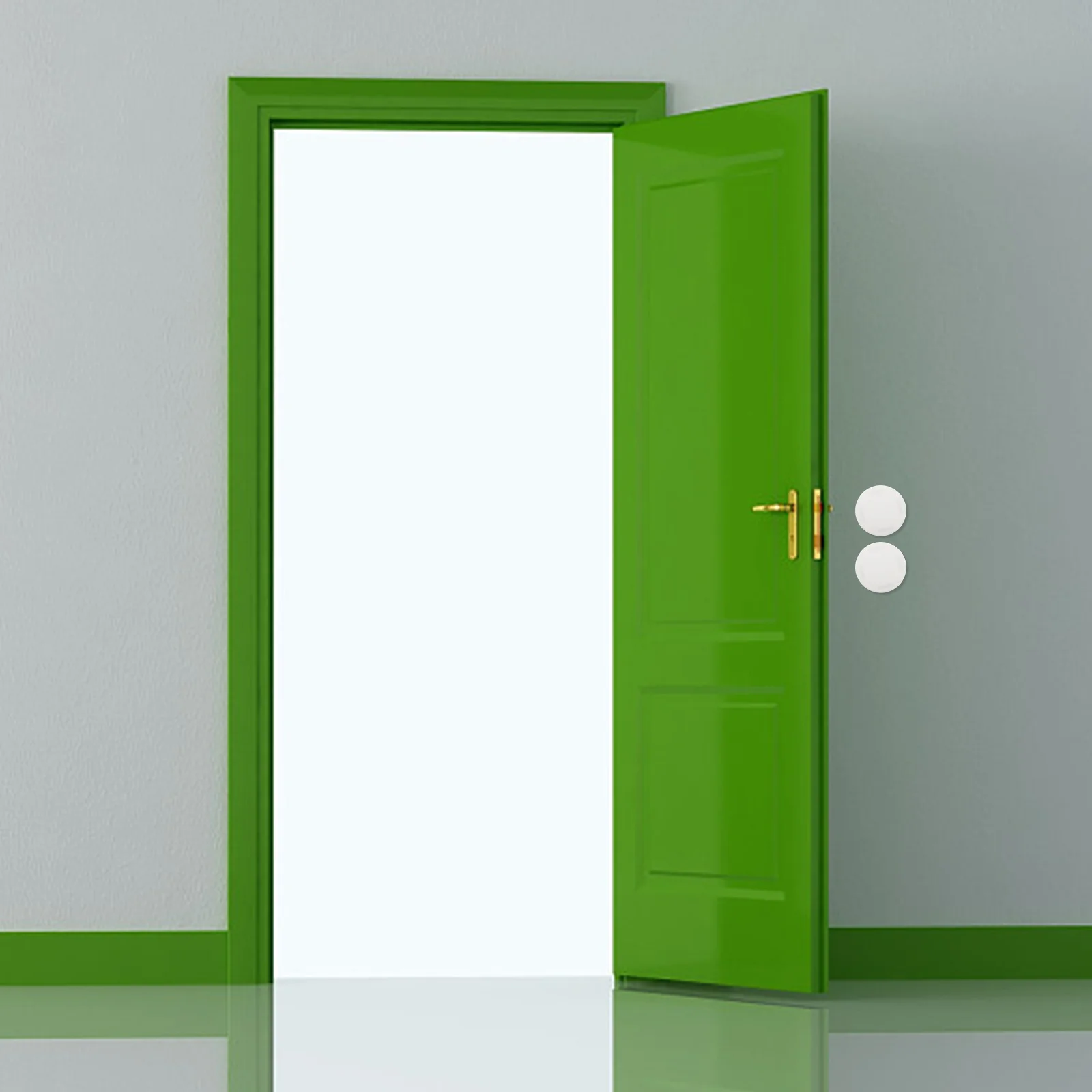 

5Pcs Door Stopper Wall Protector Strong Flexible Plastic Anti-Slam Door Handle Wall Padding Noise Reduction Guards