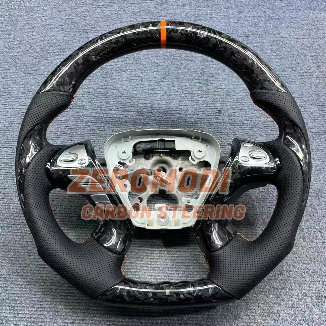 

Real Carbon Fiber Leather Steering Wheel Replacement For Nissan Murano 2014-2021 Car Interior Modified Accessories