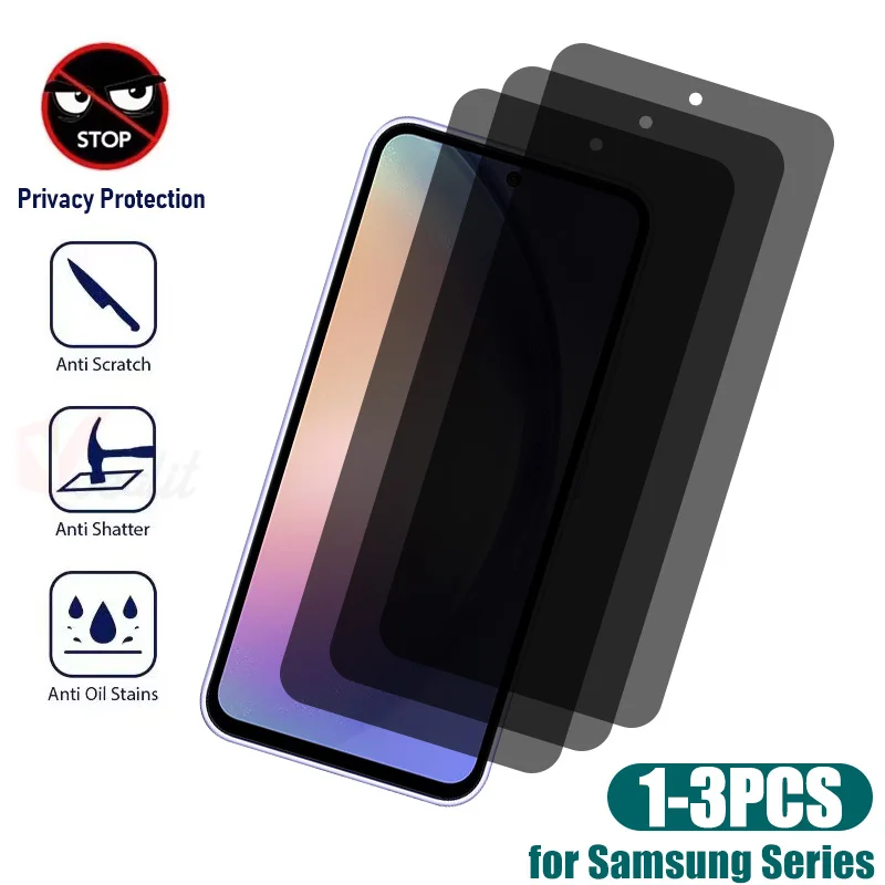 

Anti-spy Privacy Glass For Samsung A54 A34 A23 A24 A25 A05 A04 A03 A14 A13 A73 A53 A33 A52S A51 A72 A71 M31 M51 Screen Protector