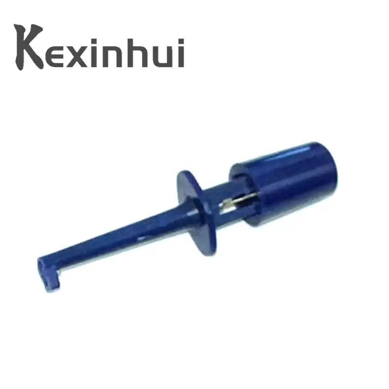 10 шт Мини один тест крюк клип тест зонд для электронного теста IC захват маленький размер круглый крокодил Клип крюк Тест Зажим