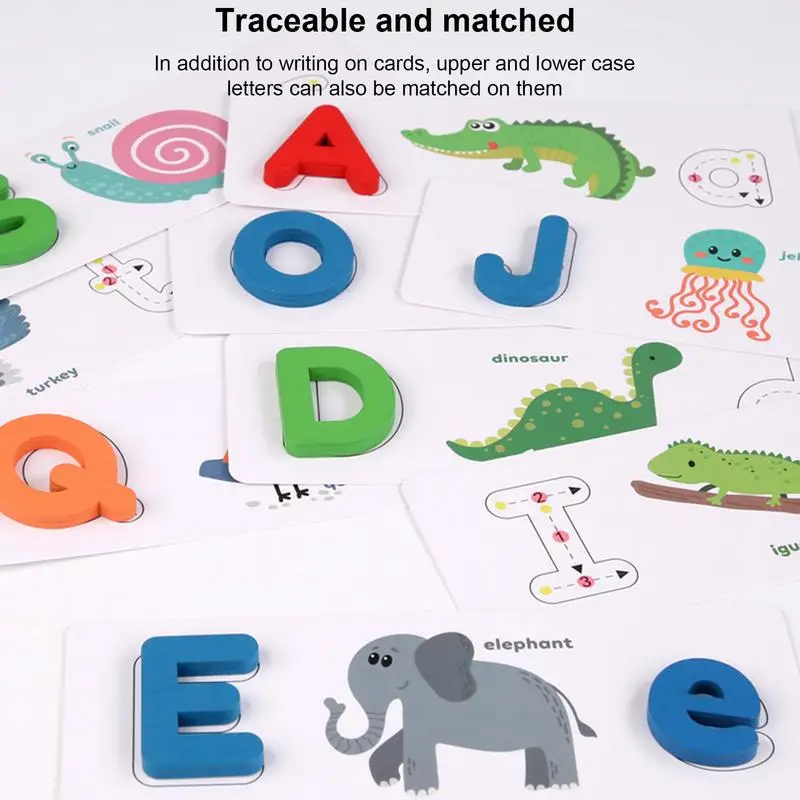 Alphabet Spelling Toy Preschool Abc Learning With 26 Uppercase Letters And 26 Lowercase Letters Preschool Kindergarten Learning