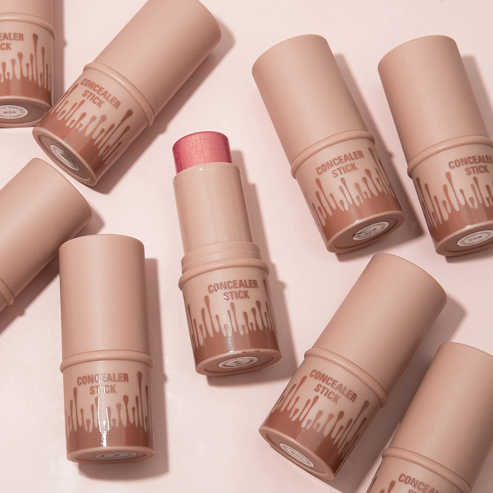 1pc Gesicht braun Bronzer Kontur Stick solide Kontur Bronzer Stick Text marker Aufhellung Rouge Rouge Creme Concealer Stift