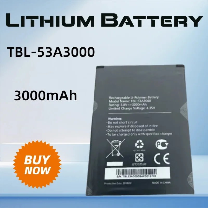 

3000mAh for TP-LINK M7650 M7450 TBL-53A3000 TBL-53B3000B Lithium Battery