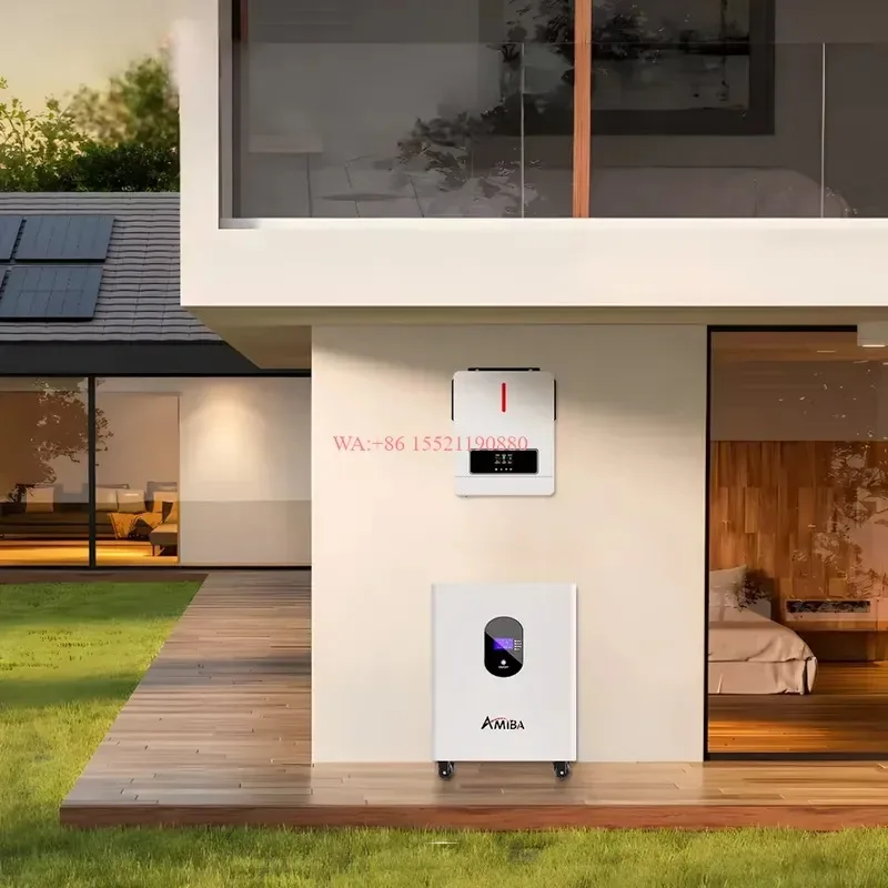 WMWMNU Complete Kit Home 5kW 10kW Solar PV Energy System with Folding Panels and Mobile Battery Case for Emergency Power