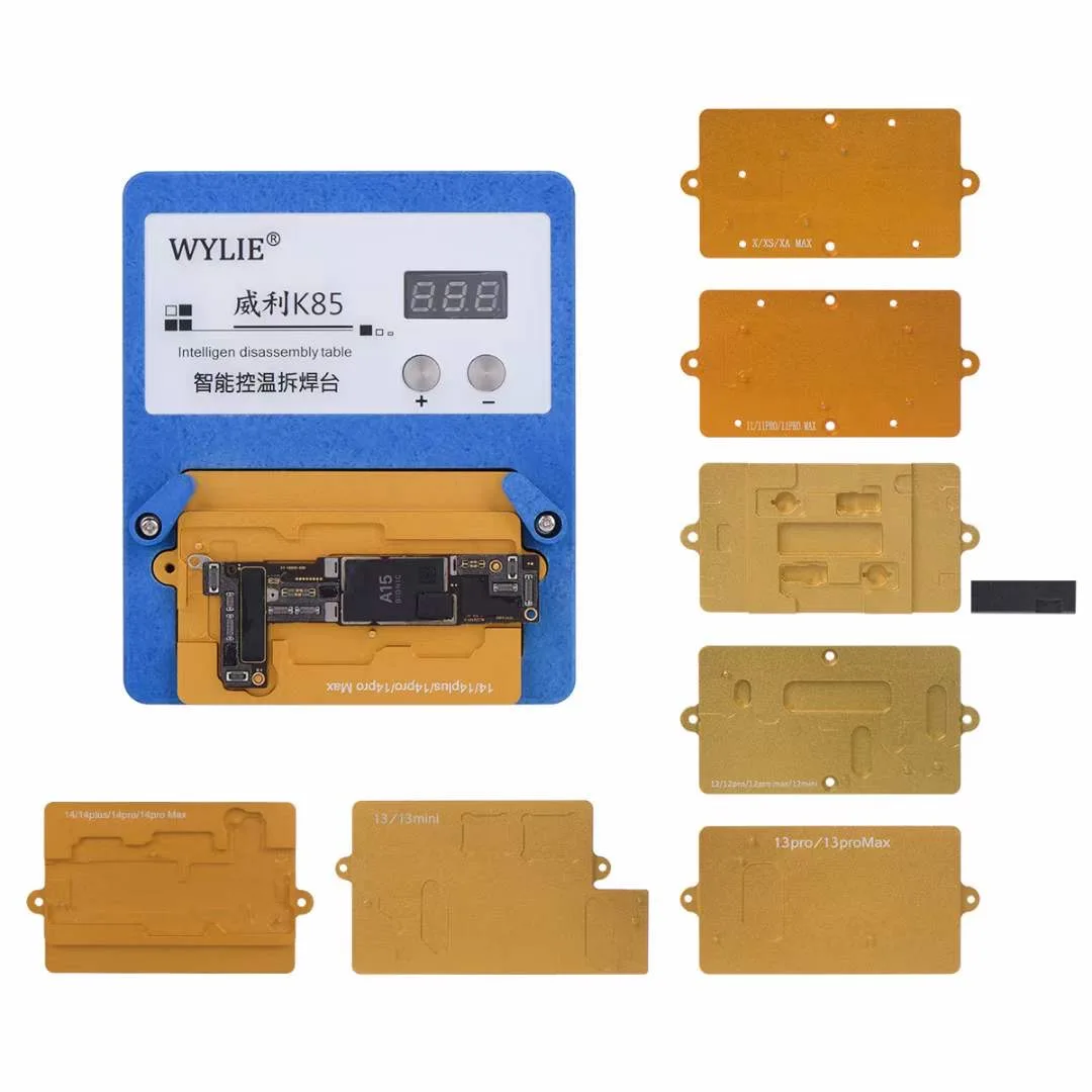 

WYLIE K85 Soldering Station For iPhone X-14 Pro Max Motherboard Face Dot Matrix Repair Heating Platform Intelligent Disassembly