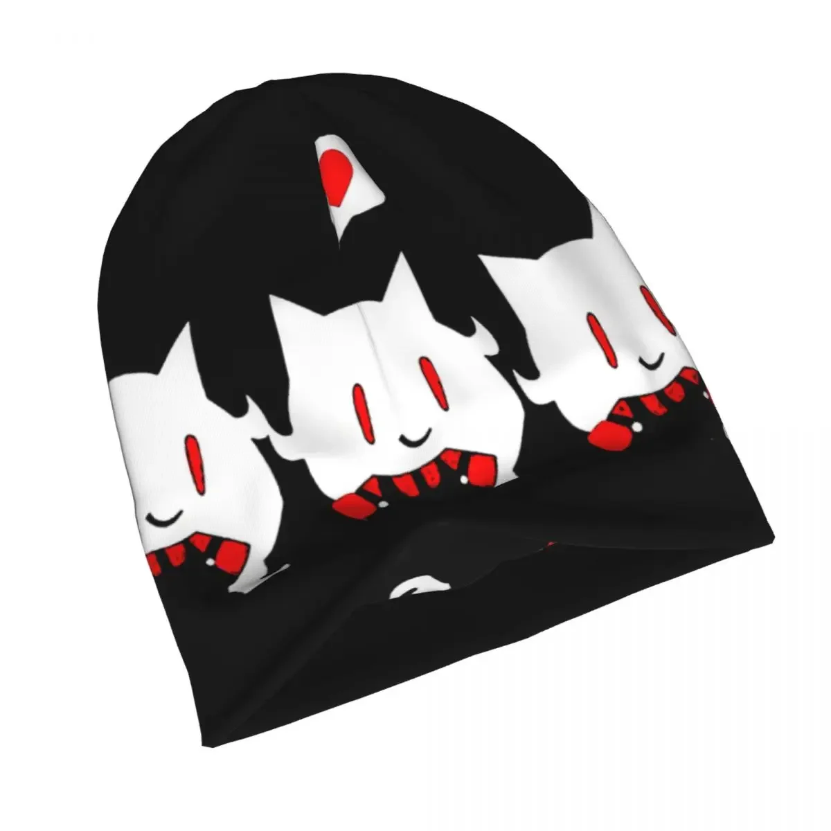 Hell Girl Ai Enma Anime Series Skullies Beanies Caps Cerberus Thin Hat Autumn Spring Bonnet Hats Men Women's Unisex Ski Cap