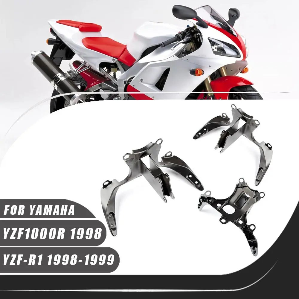 

Motorcycle Front Headlight Bracket Headlights Upper Fairing Stay Bracket For 1998-1999 Yamaha YZF-R1 YZF R1 YZF1000R 1998