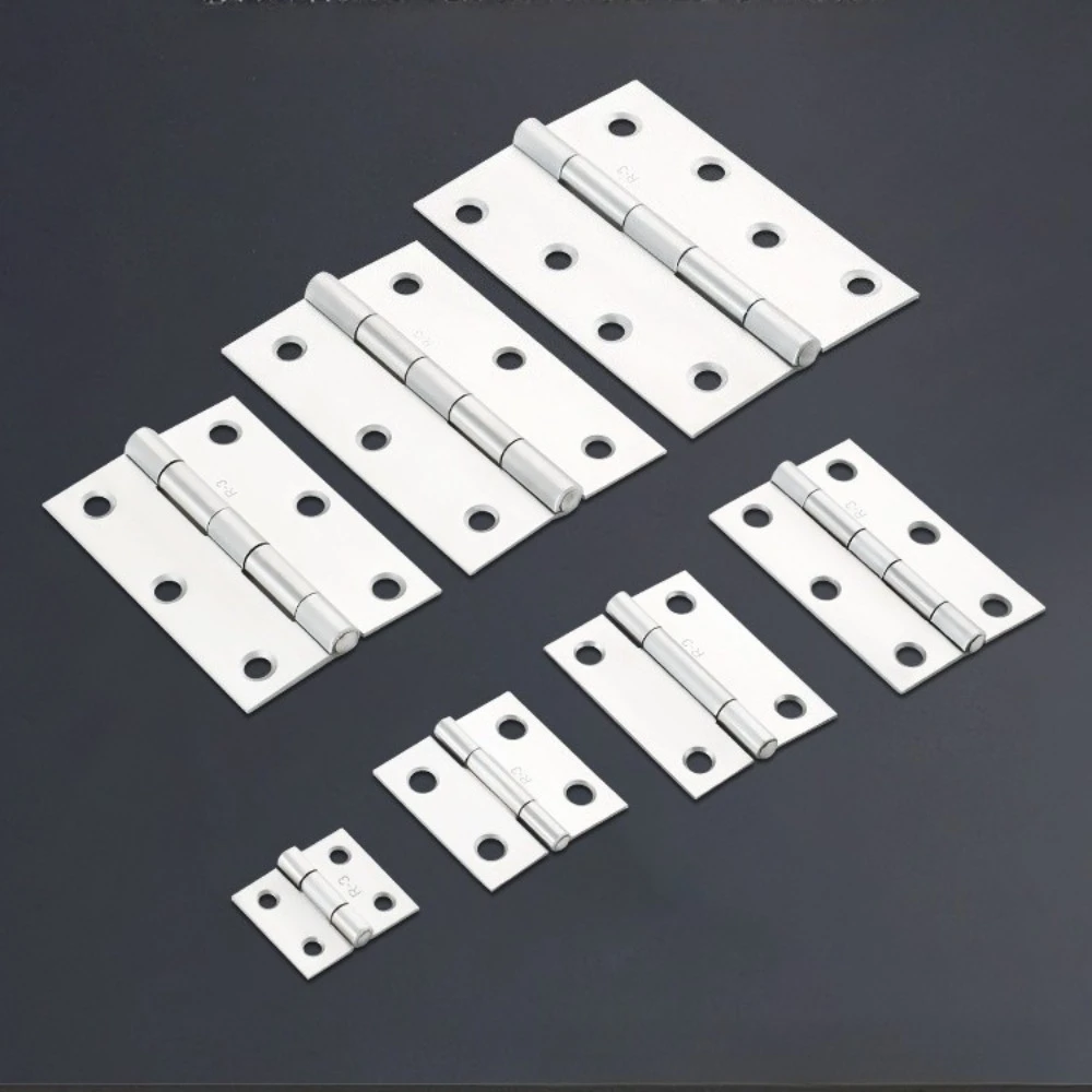 

1 Pair 201 Stainless Steel Wooden Door Hinges 1inch 2inch 3inch 304 Stainless Steel Cabinet Hinged Hinges Furniture Hinge