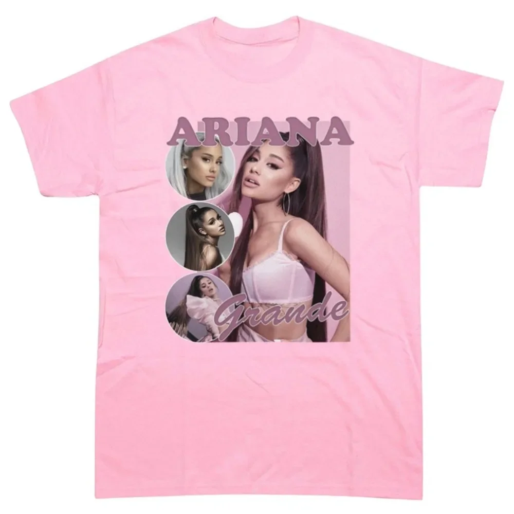 2026 Summer New Design Ariana Grande Pattern T-Shirt - High-Quality Fashion Casual Breathable Men's Round-neck Printed T-Shirt