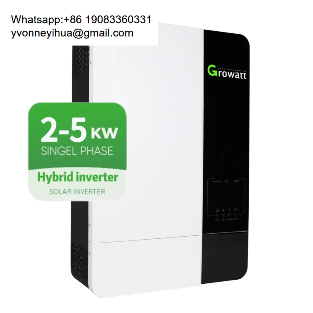 

Growatt SPF 5000ES High Frequency Hybrid Solar Inverter 48v 2kw 3Kw 5Kw On Off Grid Solar Inverter Price
