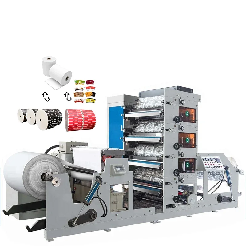 YG Customized High-Speed 4-6 Colour Automatic Offset Printing Machine New Condition For Flexible Packaging & Paper Cup Printing