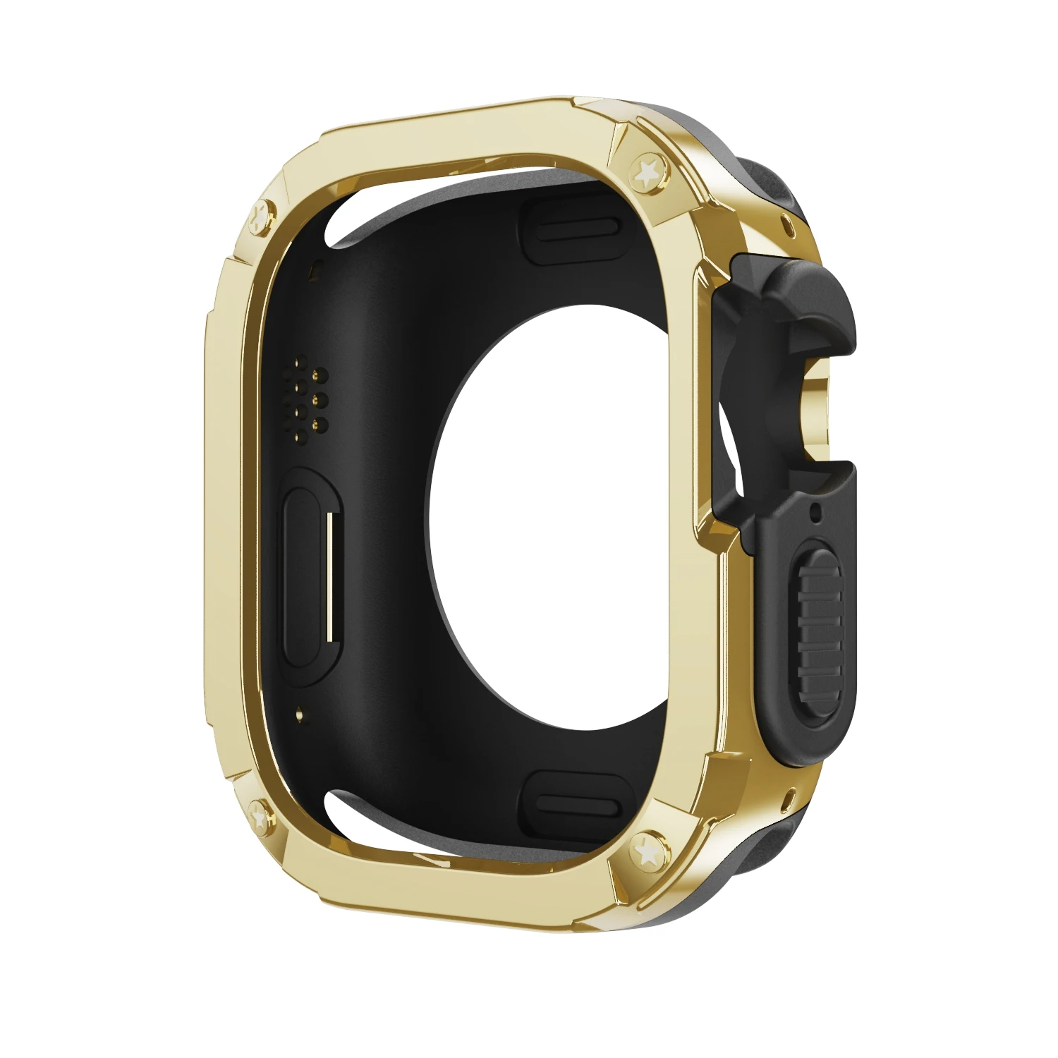 2-in-1-Hülle für Apple Watch Cover 38 42 mm 49 mm 41 mm 45 mm 40 mm 44 mm, stoßfester Schutz, Stoßstangengehäuse für iWatch Ultra 9 8 7 6 5 4