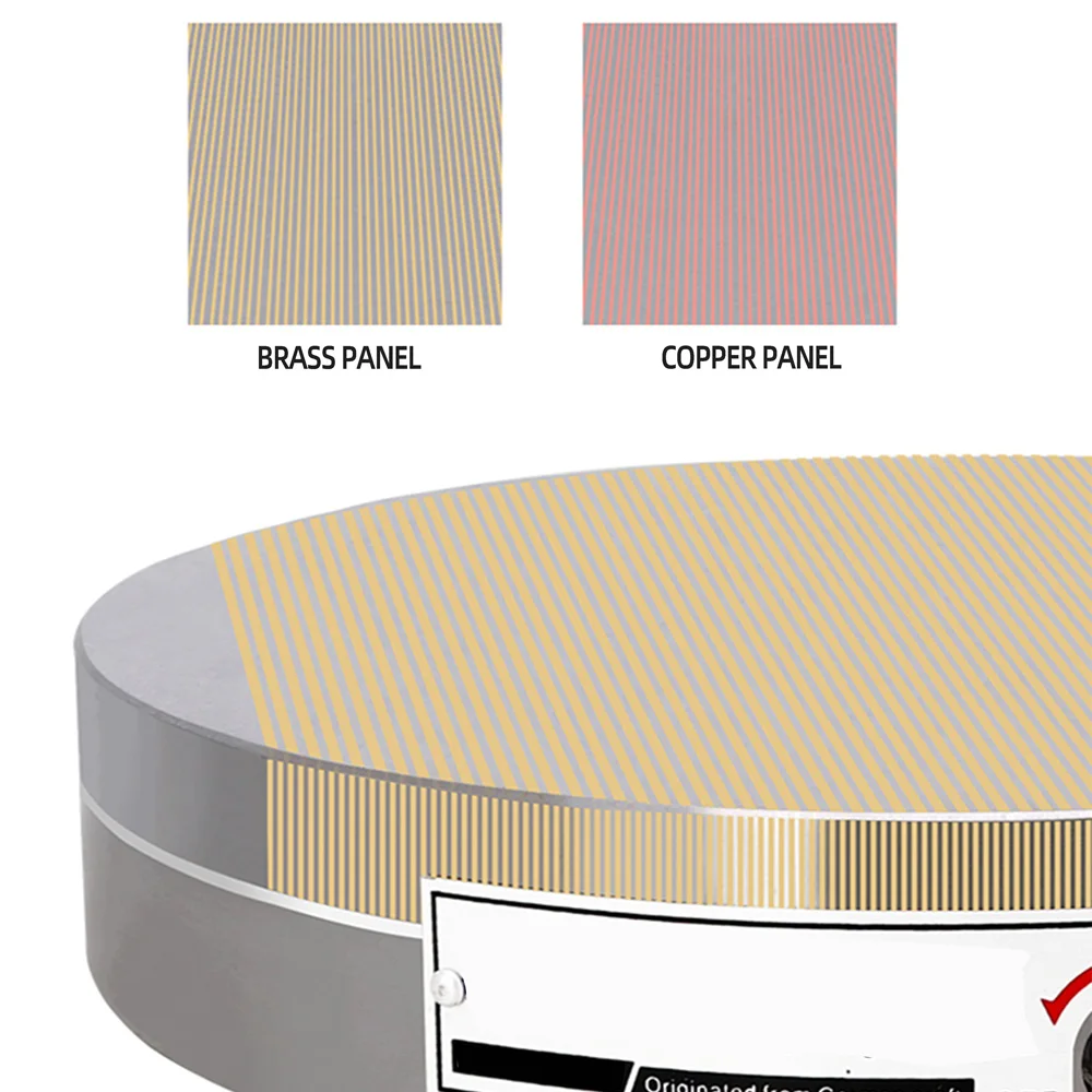 160mm Rund Permanent Magnet Saugnapf Oberfläche Schleifer Permanent Messing Magnetische Spannfutter Schleifscheibe Schleifmaschinen