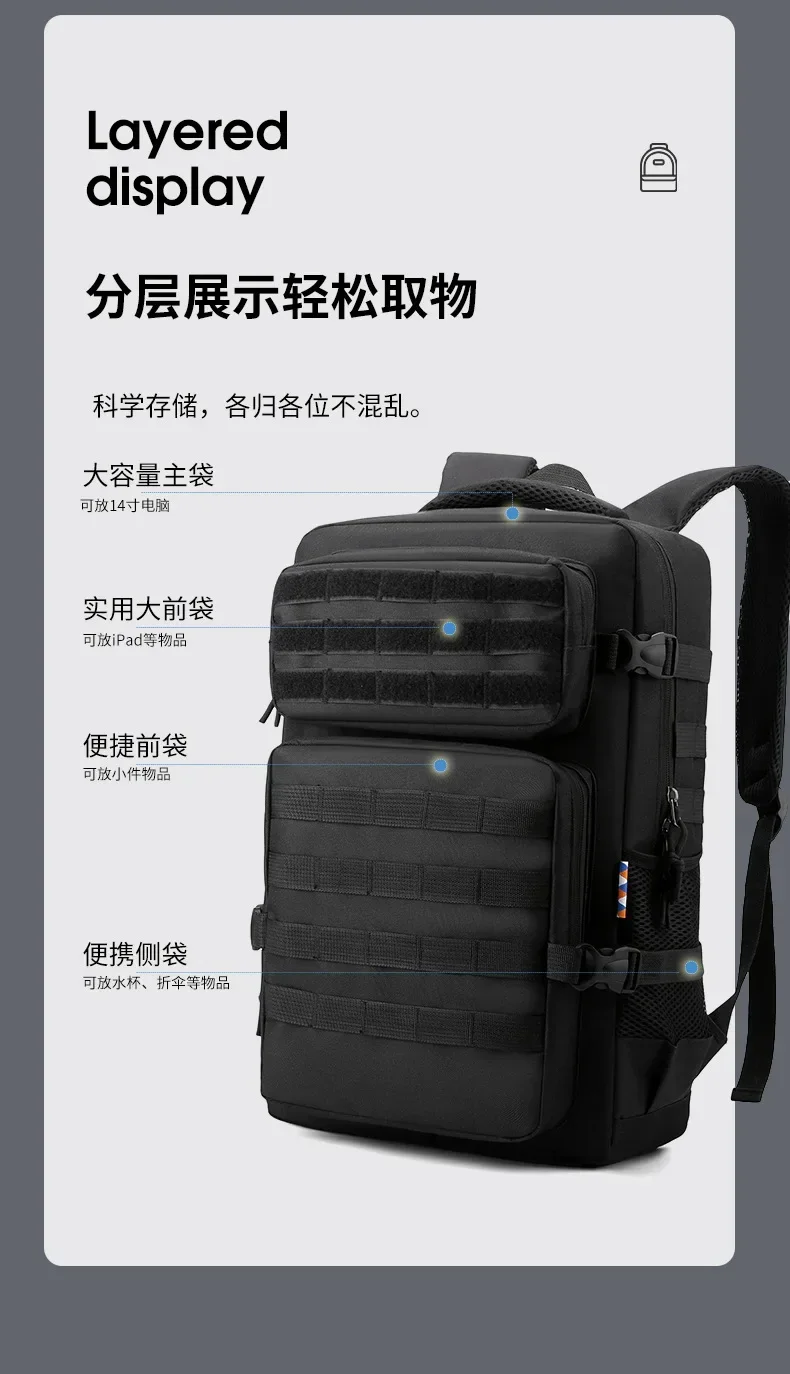 25L 1000D Nylon Waterproof Outdoor Rucksacks Tactical Sports Camping Hiking Trekking Hunting Backpack