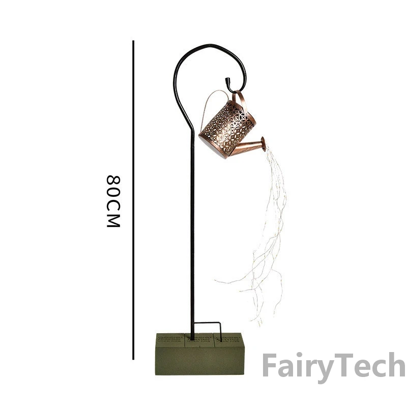 Luz Solar para regadera, lámpara colgante de cascada, impermeable, decoración de jardín al aire libre, patio, porche, césped, paisaje, lámpara LED