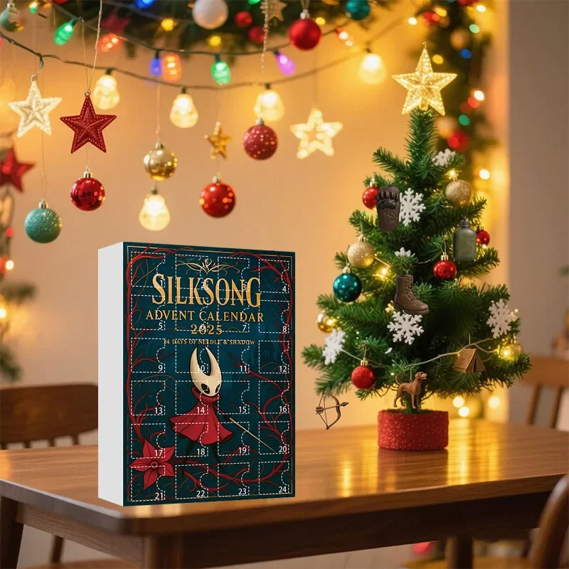 @@2026 Kerst Countdown Kalender Holle Ridder Verrassing Blind Box 2D Platte Acryl Hanger Kerstboom Decoratie Volwassen