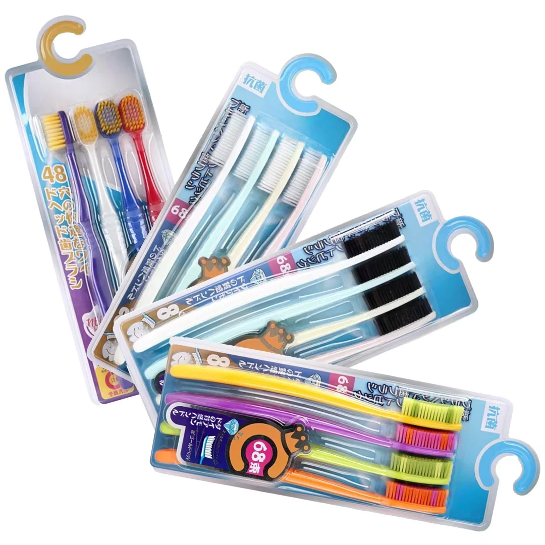 4pcs/Set Extra Large Head Toothbrush Ultra Soft Bristles for Deep Teeth Cleaning Home Use Toothbrushes Oral Hygiene Accessories
